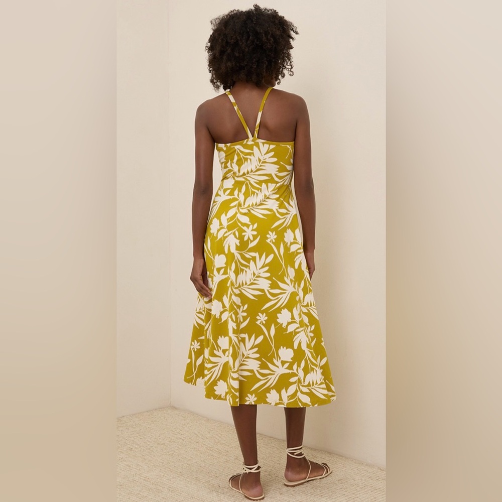 PACT Organic Cotton Fit & Flare Midi Dress - Picture 2 of 10